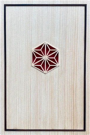 京都ひのき+麻の葉柄